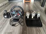 Logitech g29 + shifter PC/PS4/PS5 (bieden vanaf 120,-, Ophalen, Gebruikt, Logitech racestuur