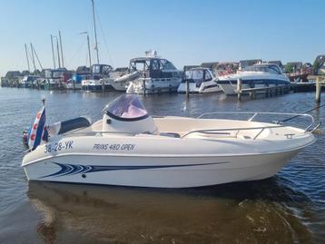 zeer nette prins 480 open met suzuki 30pk 4takt trim beschikbaar voor biedingen