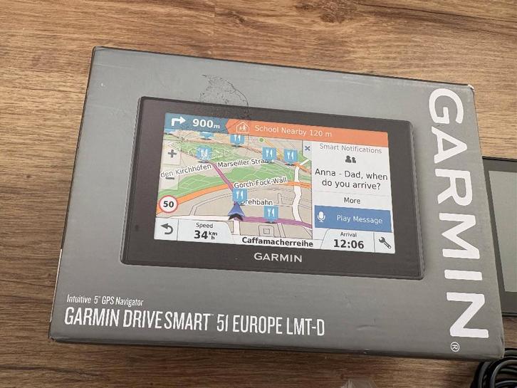 Garmin Drive Smart 51 Europe 5inch met LifeMaps en Traffics, Auto diversen, Autonavigatie, Gebruikt, Ophalen of Verzenden