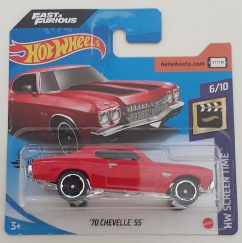 Hot Wheels 70 Chevelle SS  Fast and Furious, Hobby en Vrije tijd, Modelauto's | Overige schalen, Nieuw, Auto, Ophalen of Verzenden