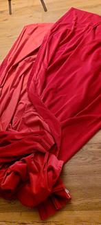 Rood Fluweel Gordijn - Prachtige Stof!, Huis en Inrichting, Stoffering | Gordijnen en Lamellen, Ophalen, Gebruikt, 200 cm of meer