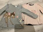 Longsleeve tshirt - Disney - grijs - 86, Kinderen en Baby's, Babykleding | Maat 86, Disney, Zo goed als nieuw, Shirtje of Longsleeve
