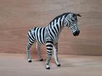 Vintage Lederen Zebra Beeld, Ophalen of Verzenden, Gebruikt, Wild dier, Beeldje of Figuurtje