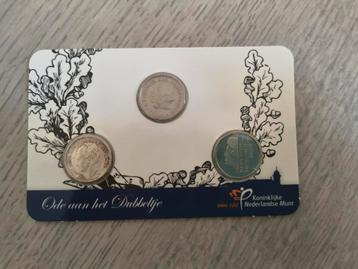 Nederland laatste dubbeltje en kwartje coincard  beschikbaar voor biedingen