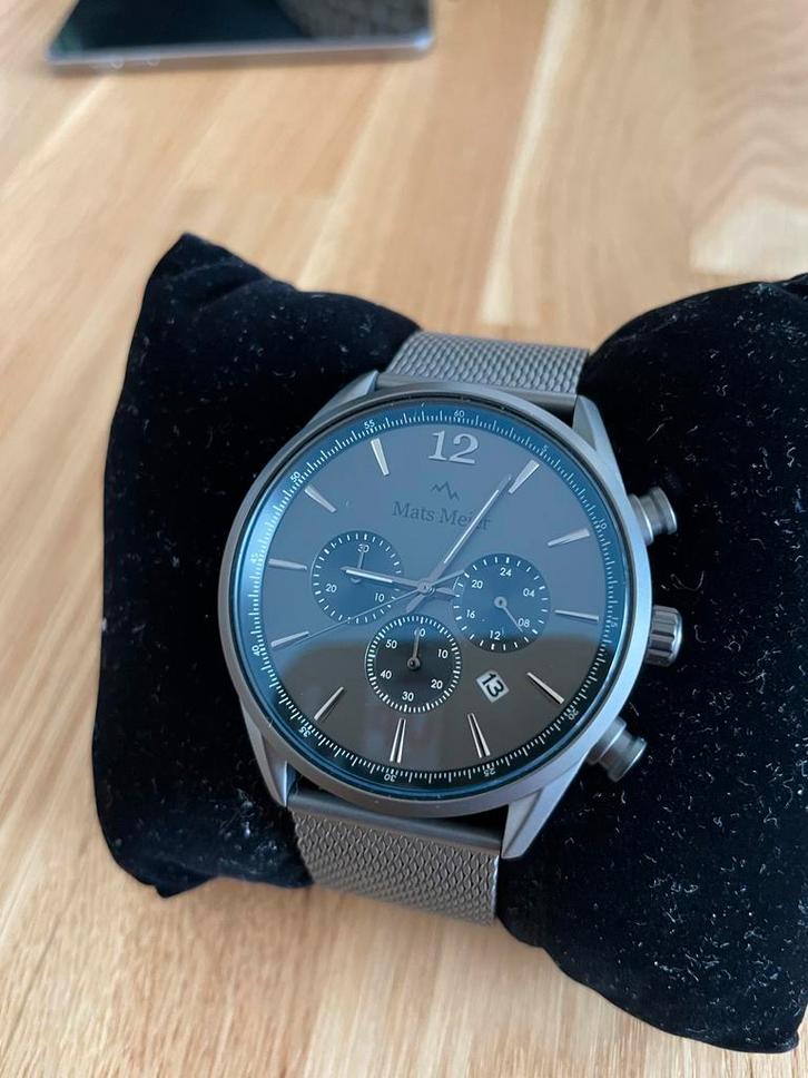 Mats Meier Polshorloge - Stijlvol en Modern, Sieraden, Tassen en Uiterlijk, Horloges | Heren, Zo goed als nieuw, Polshorloge, Overige merken