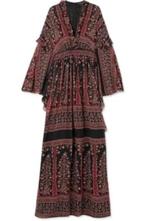 Giambattista Valli RUNWAY boho zijden paisley maxijurk, it42, Maat 38/40 (M), Giambattista Valli, Overige kleuren, Verzenden