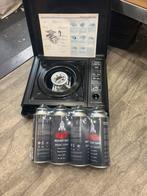 Gaspit + 4 gasflessen nieuw camping kooktoestel gasfornuis, Ophalen of Verzenden, Nieuw