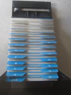 Kaartenbak van het soort Rolodex met 1000 kaarten, Ophalen of Verzenden, Zo goed als nieuw