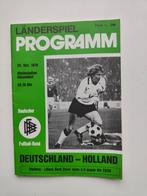 Deutschland - Holland officieel programma 20-12-1978, Verzamelen, Sportartikelen en Voetbal, Verzenden, Gebruikt, Ajax, Boek of Tijdschrift