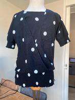 LOOXS blouse zwart / wit maat 158 / 164 D30, Gebruikt, Meisje, Overhemd of Blouse, Ophalen of Verzenden