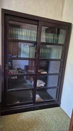 2x Boekenkast / Vitrinekast, Ophalen, Gebruikt, 100 tot 150 cm, 200 cm of meer