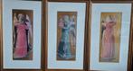 3x schilderij met engel goud, Antiek en Kunst, Kunst | Schilderijen | Klassiek, Ophalen of Verzenden