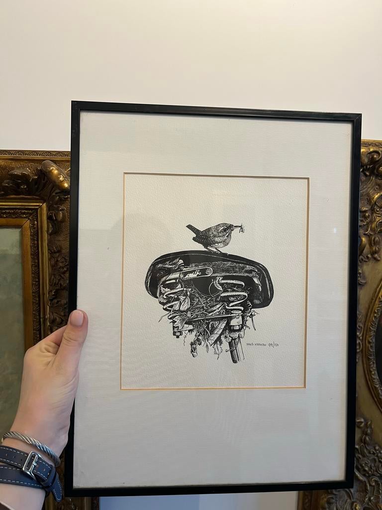 Ets van Hans Krakou, Antiek en Kunst, Kunst | Tekeningen en Foto's, Ophalen of Verzenden