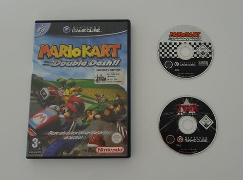 Mario Kart Double Dash + Zelda Collector's Edition GameCube, Spelcomputers en Games, Games | Nintendo GameCube, Zo goed als nieuw