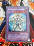 Elemental HERO Terra Firma - Secret Rare PP02 Premium Pack, Hobby en Vrije tijd, Verzamelkaartspellen | Yu-gi-Oh!, Ophalen of Verzenden