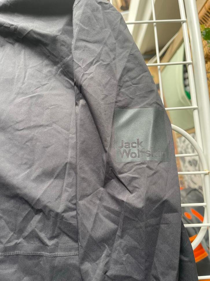 Jack Wolfskin Regenjas - Topkwaliteit!, Kleding | Heren, Jassen | Zomer, Zo goed als nieuw, Maat 52/54 (L), Zwart, Ophalen of Verzenden
