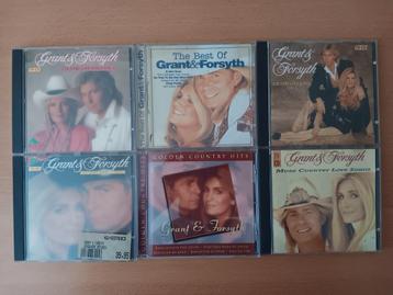 6 mooie originele cd's van Grant & Forsyth beschikbaar voor biedingen
