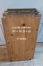 Lundia planken 50 x 30 (6 stuks), 50 tot 100 cm, 25 tot 50 cm, Gebruikt, Lundia