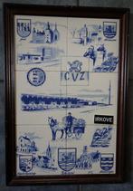 TEGELTABLEAU IN HOUTEN LIJST * CVZ Zeeuws *, Ophalen of Verzenden