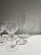 Vintage Set Art Deco Glaasjes en Karaf ‘Summer’, Ophalen, Zo goed als nieuw, Overige typen