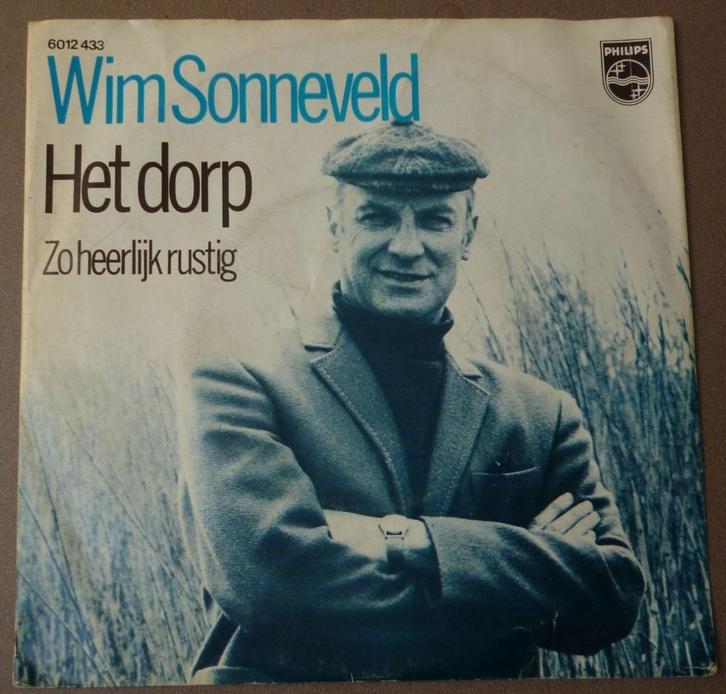 Nederlandstalige Single   HET DORP  van Wim Sonneveld, Cd's en Dvd's, Vinyl Singles, Zo goed als nieuw, Single, Nederlandstalig