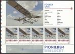 Pionieren in de Luchtvaart: Fokker Spin, Postzegels en Munten, Ophalen of Verzenden, Na 1940, Postfris