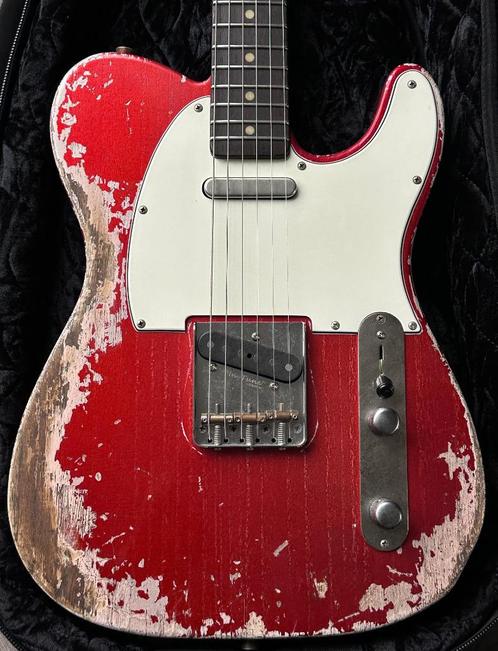 Kauffmann '63 T Candy Apple Red Heavy Aged Nieuw 2024, Muziek en Instrumenten, Snaarinstrumenten | Gitaren | Elektrisch, Nieuw