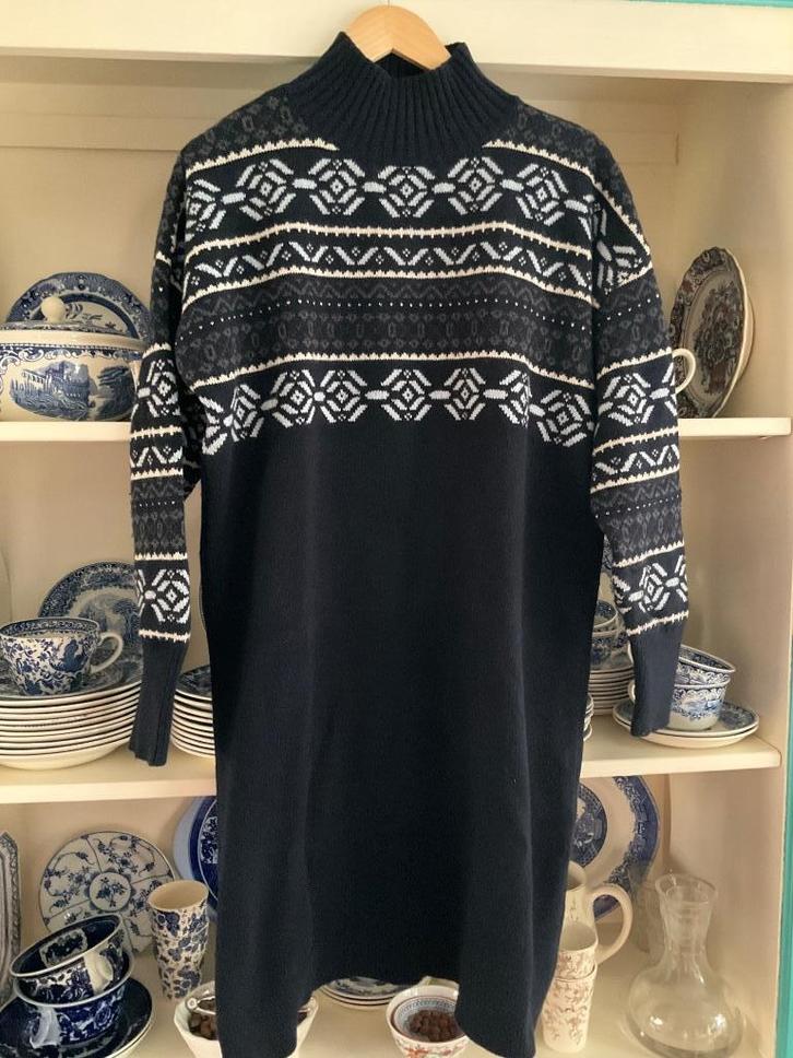 Warme gebreide jurk Hobbs maat 44, Kleding | Dames, Jurken, Zo goed als nieuw, Maat 42/44 (L), Overige kleuren, Knielengte, Ophalen of Verzenden