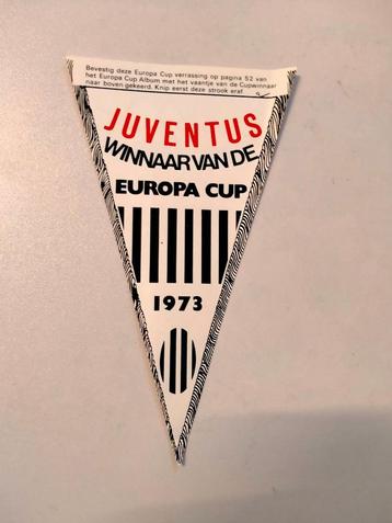 Ajax Juventus Europa Cup Album 1973 vaantje vintage papier beschikbaar voor biedingen
