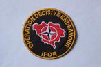 patch  ifor  nato operation decisive  endeavour, Verzenden, Overige soorten, Overige gebieden, Embleem of Badge