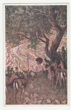 Kindje met herten.  Illustrateurs.  Kinderen., Verzamelen, Ansichtkaarten | Themakaarten, Verzenden, Voor 1920, Ongelopen, Overige thema's