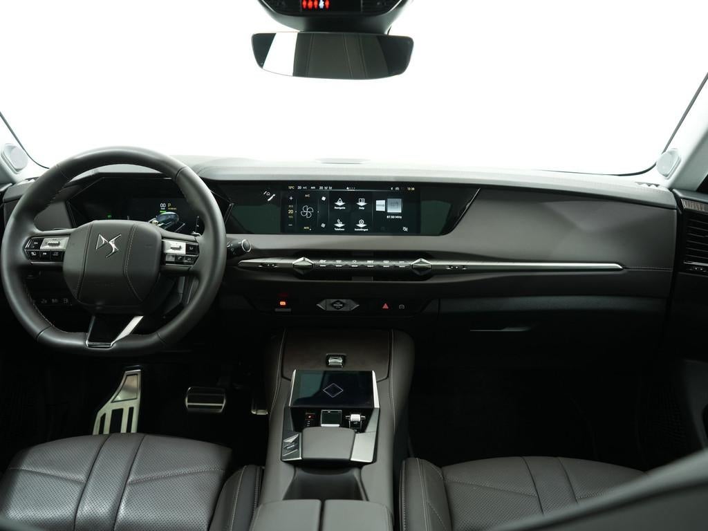 DS DS 4 1.6 PHEV 225PK ÉTOILE | Nappa leer | Schuifdak | Ma, Auto's, DS, Gebruikt, Zwart, Adaptive Cruise Control, Wit