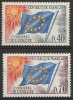 Europa meeloper Raad Europa 1969 MiNr. 13-14 postfris, Postzegels en Munten, Postzegels | Europa | Frankrijk, Verzenden, Postfris