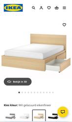 MALM Bedframe ikea, Ophalen, 140 cm, Zo goed als nieuw, 200 cm