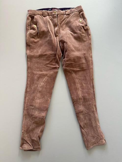 Paardrijbroek suède bruin, Dieren en Toebehoren, Paardrijkleding, Zo goed als nieuw, Dames, Kinderen, Onderkleding, Recreatie