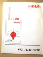 Märklin Z spoor trafoboekje 67011 67201 67271 uitgebreid, Gebruikt, Gelijkstroom, Märklin, Boek, Tijdschrift of Catalogus