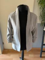 H&M mooi grijs pak blazer & pantalon mt 44 ZGAN, Kleding | Dames, Maat 42/44 (L), Ophalen of Verzenden, Zo goed als nieuw, Grijs