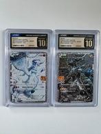 Reshiram & Zekrom CGC 10 - 25th Anniversary Promo Japanese, Ophalen of Verzenden, Nieuw, Losse kaart, Foil