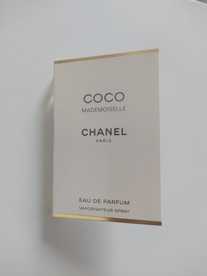 Nieuw Chanel Coco Mademoiselle Parfum samples 1,5 ml, Sieraden, Tassen en Uiterlijk, Uiterlijk | Parfum, Nieuw, Ophalen of Verzenden