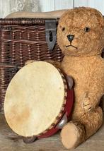 Brocante oud speelgoed kinder tamboerijn, Ophalen of Verzenden