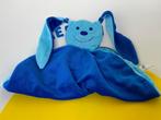 3840 Difrax knuffellap lap konijn blauw, Ophalen of Verzenden, Zo goed als nieuw, Konijn