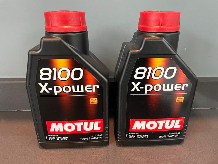 Motul 8100 X-power 10W60 Motorolie - 2 Liter, Auto-onderdelen, Motor en Toebehoren, Universele onderdelen, Nieuw, Ophalen of Verzenden