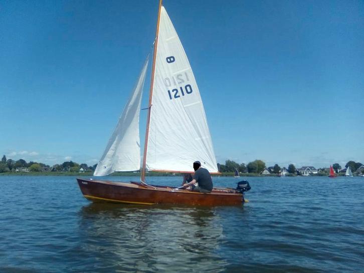 Schakel zeilboot inclusief trailer, Watersport en Boten, Zeilen en Zeiltoebehoren, Zo goed als nieuw, Minder dan 15 m², Ophalen