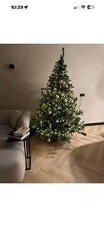 210 cm hoge kerstboom met roze met gouden kerstballen, Ophalen, Zo goed als nieuw