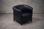 Wittmann Design Fauteuil ‘Aura’ – zwart leer – Paolo Piva, Ophalen, -, -, Zo goed als nieuw