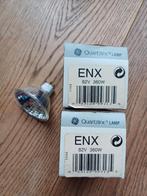 2x GE Quartzline ENX, Ophalen of Verzenden, Nieuw, Bipin of Steekvoet, Halogeen (gloei)lamp