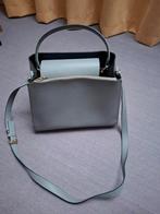 Grijze Handtas met Vakken en Schouderriem, Ophalen of Verzenden, Zo goed als nieuw, Grijs, Handtas