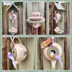 Voorjaarstip! JTS 'Lavender' Theepot Vogelhuisje, Tuin en Terras, Ophalen of Verzenden, Nieuw