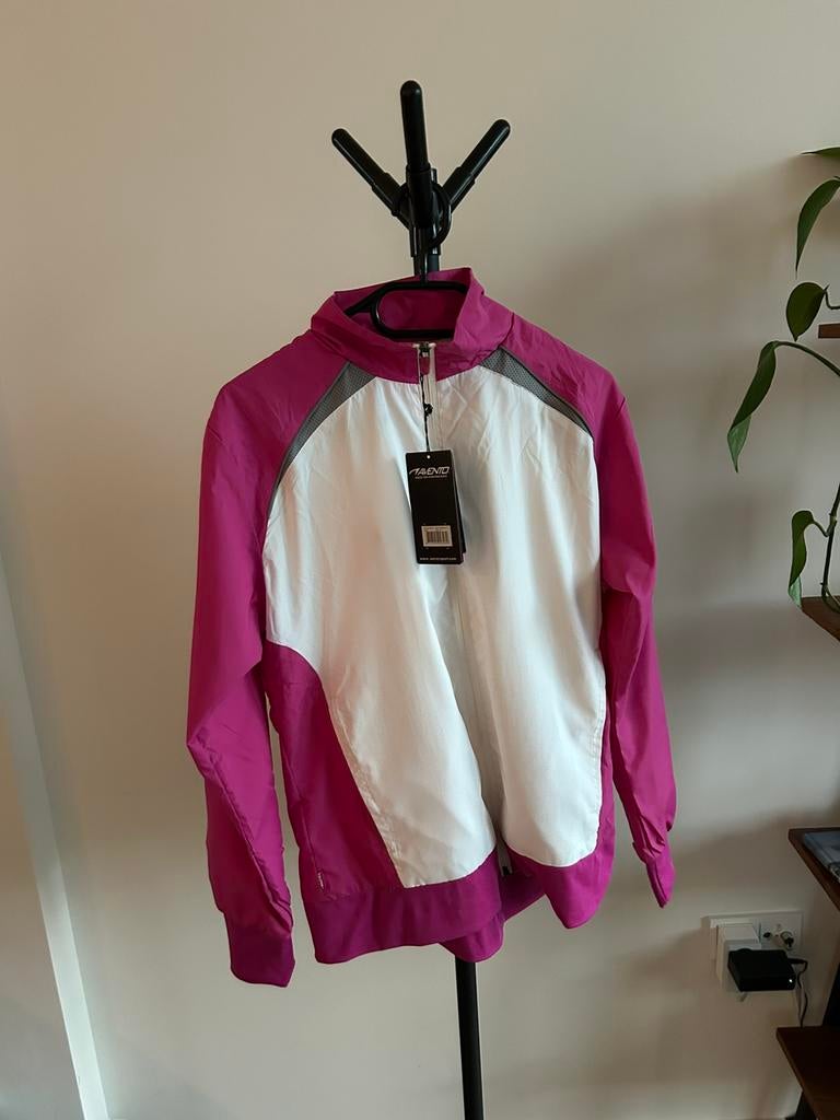 Wit roze dun sportjasje maat 42 Avento, Wit, Nieuw, Ophalen of Verzenden, Maat 42/44 (L)