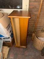 Cd-toren blank gepatineerd eiken, Huis en Inrichting, Woonaccessoires | Cd- en Dvd-rekken, Ophalen, Zo goed als nieuw, Hout, Cd's